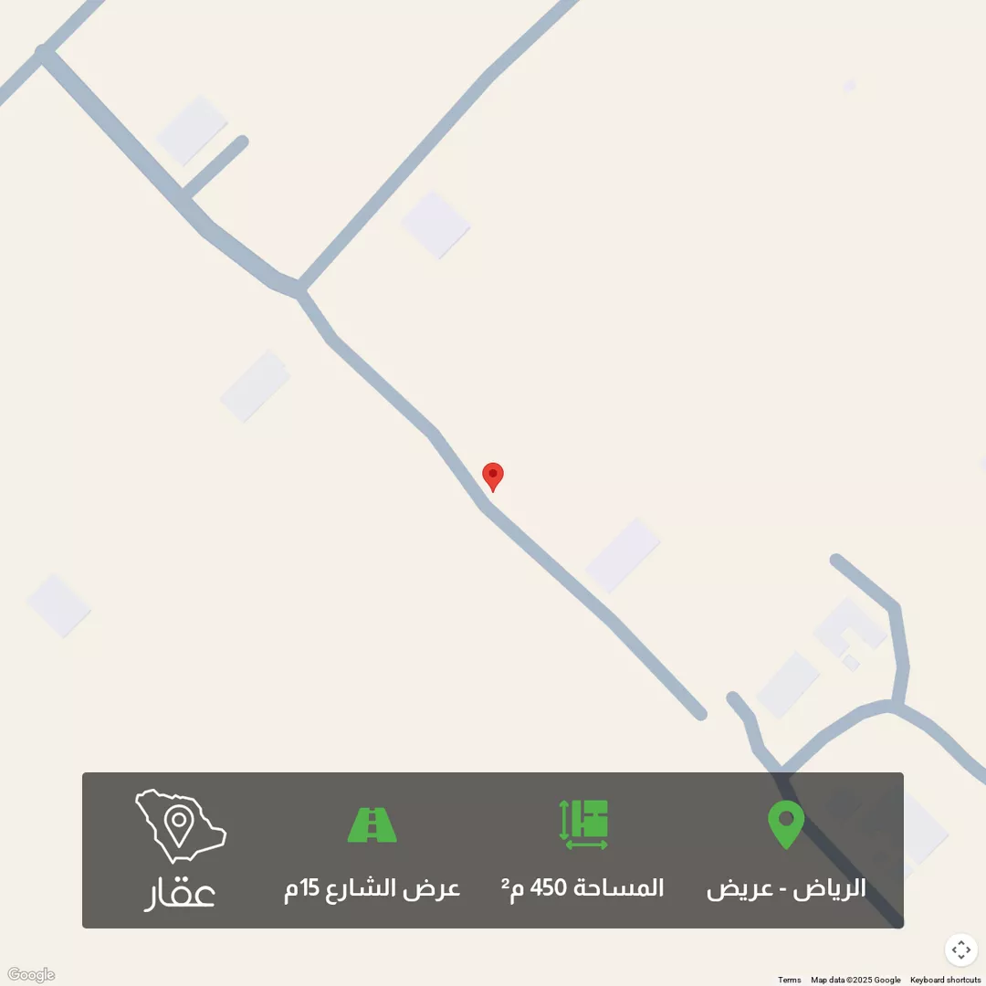 أرض للبيع في شارع عين الراحة ، حي عريض ، الرياض ، منطقة الرياض 1 صورة