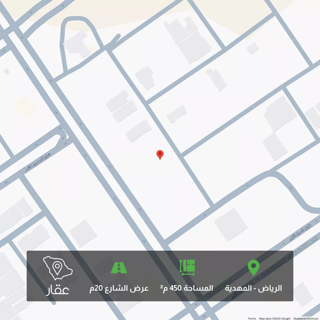 أرض للبيع في شارع درة بنت عثمان الحلاوي, حي المهدية, مدينة الرياض, منطقة الرياض 1 صورة