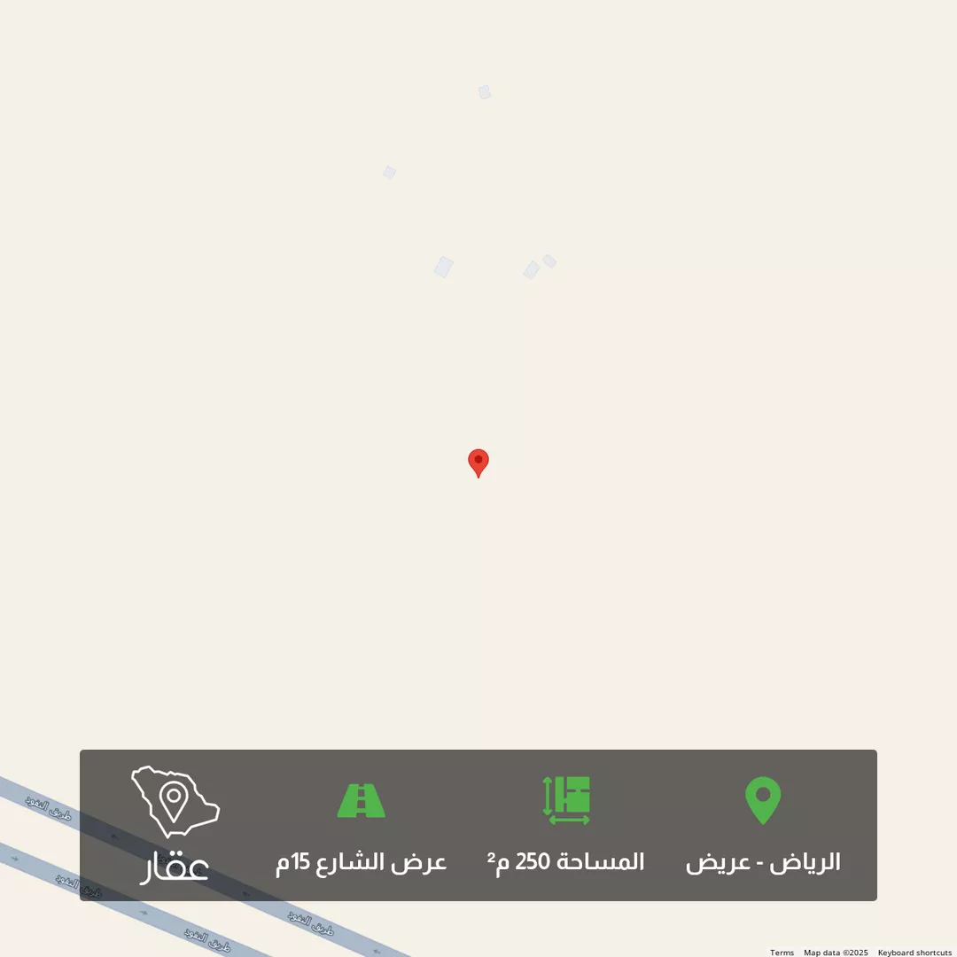 أرض للبيع في حي عريض, مدينة الرياض, منطقة الرياض 1 صورة