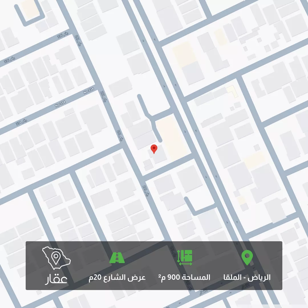 أرض للبيع في شارع رقم 281, حي الملقا, مدينة الرياض, منطقة الرياض 1 صورة