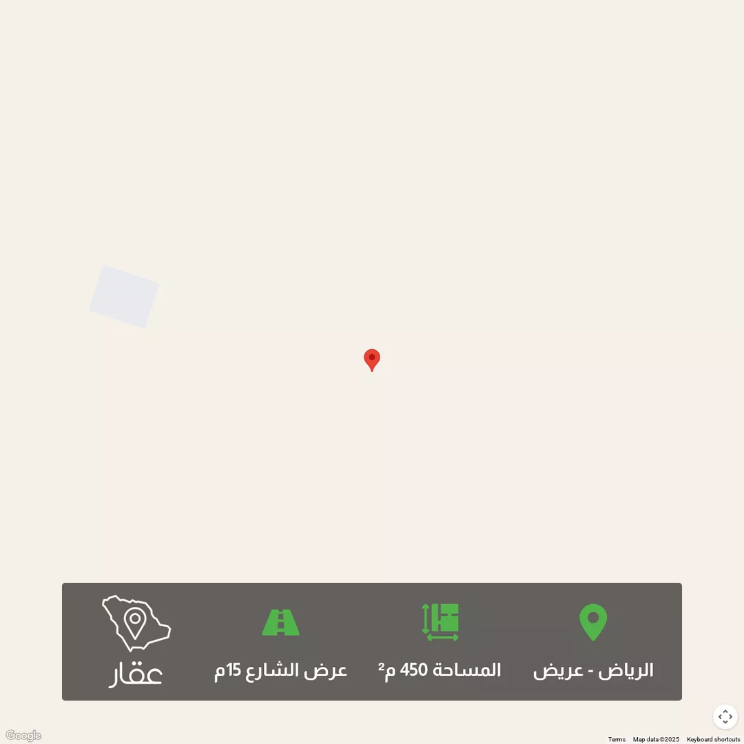 أرض للبيع في حي عريض, مدينة الرياض, منطقة الرياض 1 صورة