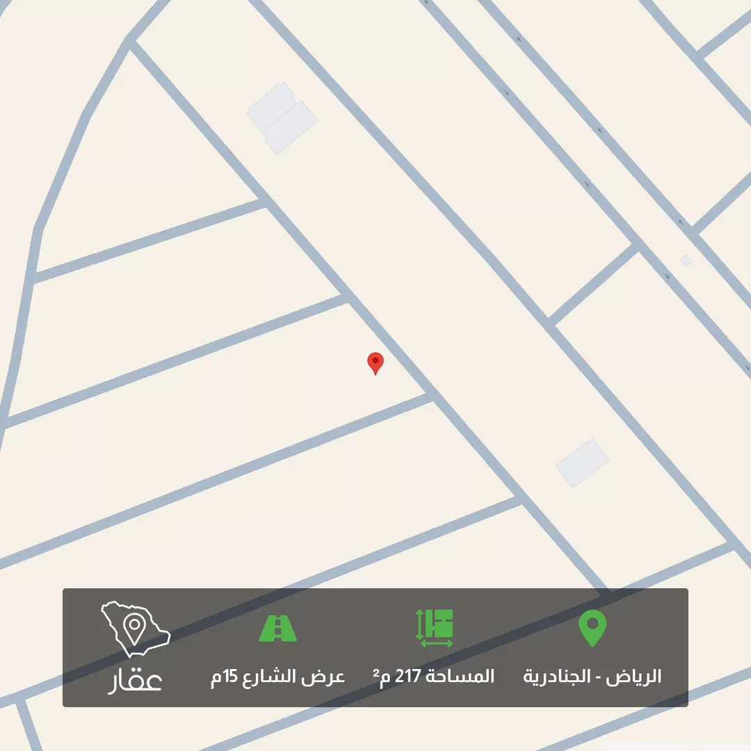 أرض للبيع في حي الجنادرية, مدينة الرياض, منطقة الرياض 1 صورة