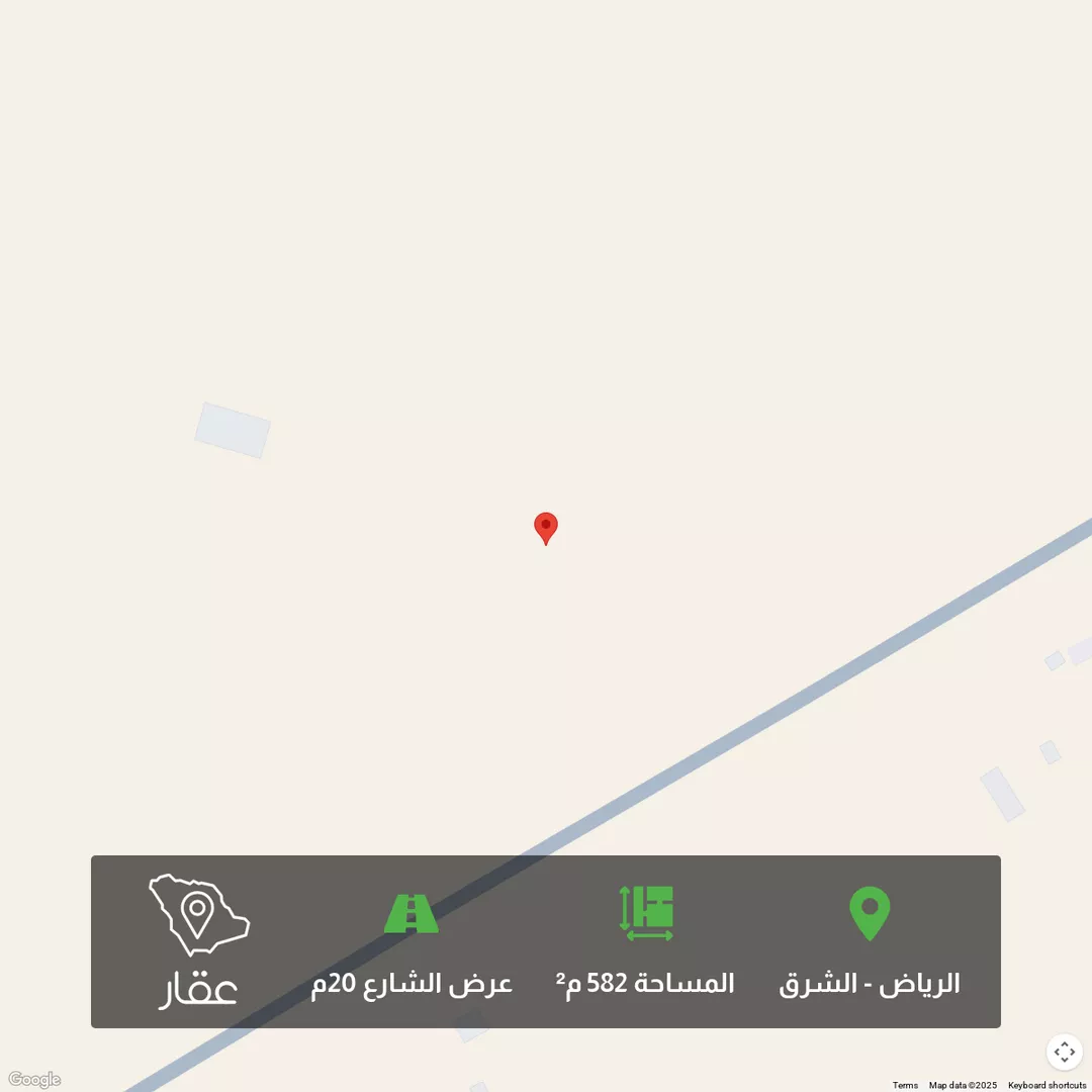 أرض للبيع في شارع إبراهيم الهروي, حي المرجان, مدينة الرياض, منطقة الرياض 1 صورة