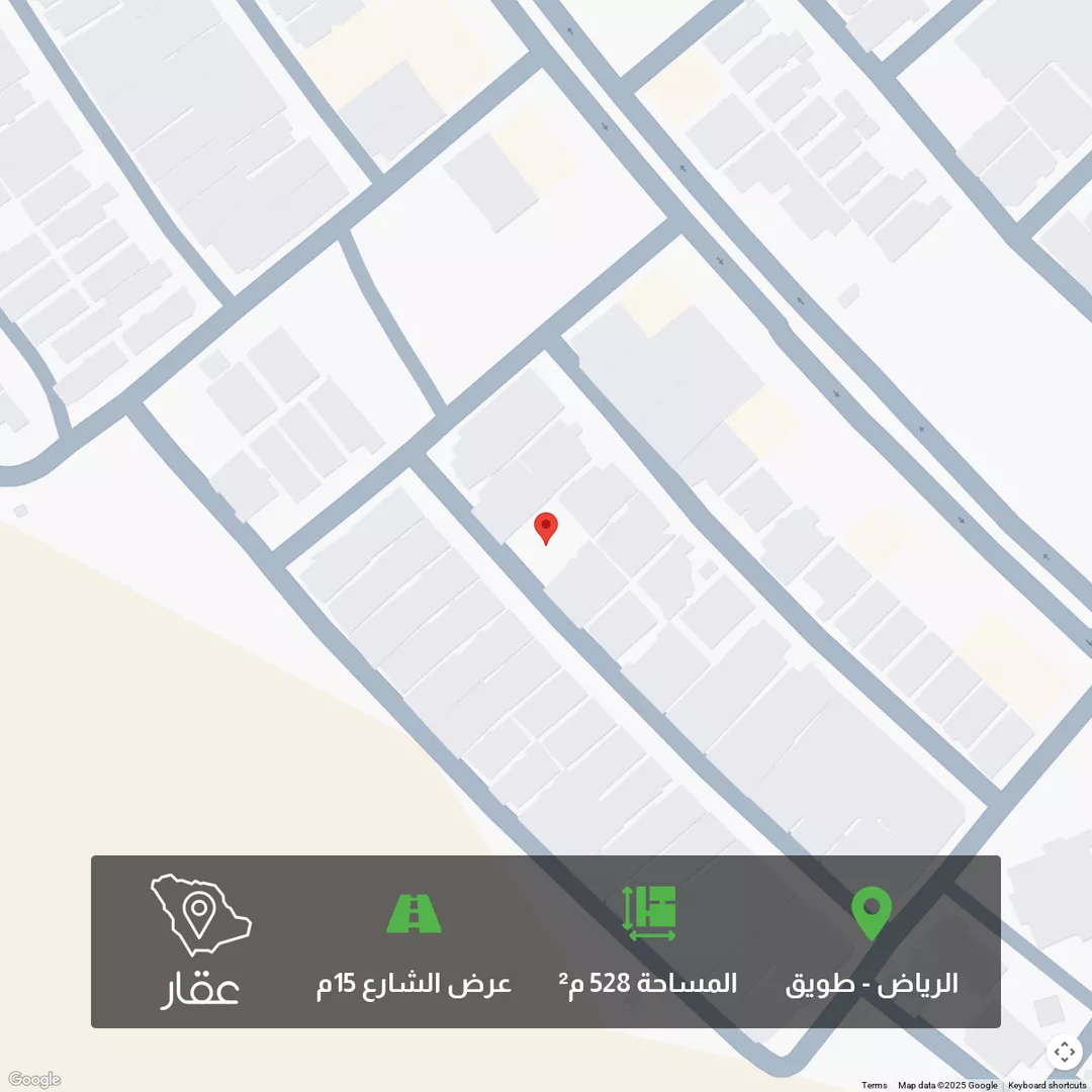 أرض للبيع في شارع محمد بن سليمان البسام, حي طويق, مدينة الرياض, منطقة الرياض 1 صورة