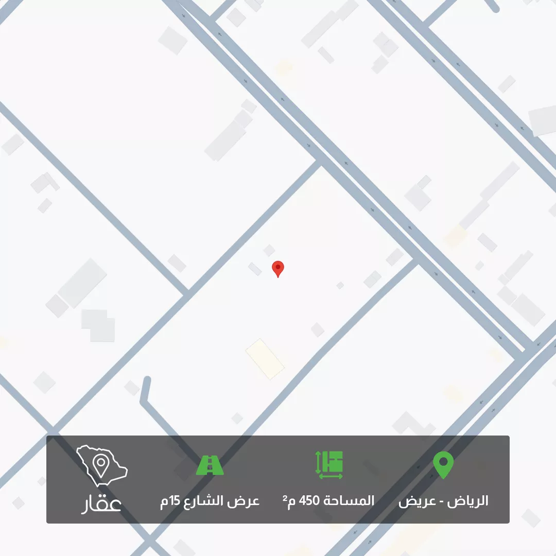 أرض للبيع في شارع عبدالله بن صالح بن مشخصي, حي عريض, مدينة الرياض, منطقة الرياض 1 صورة