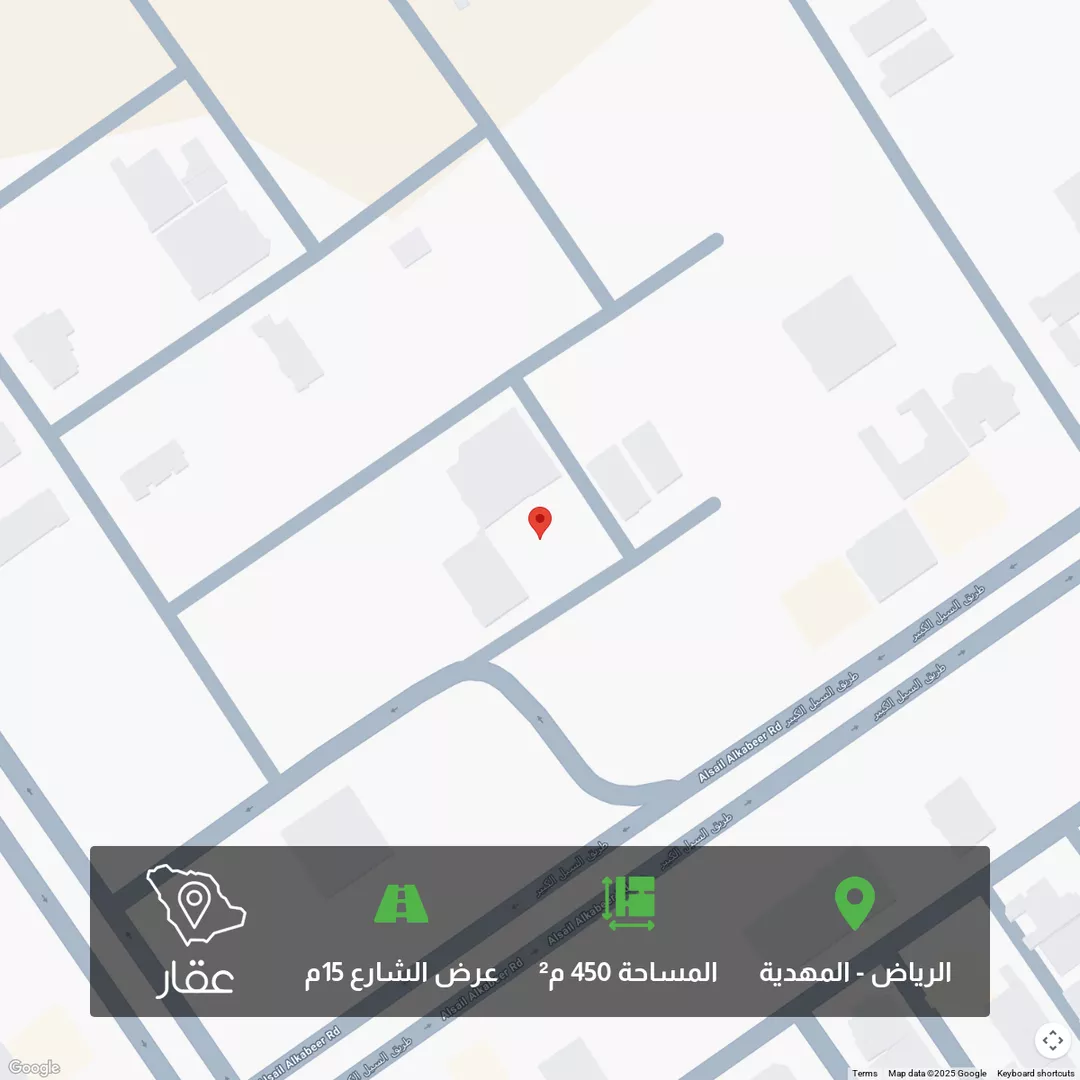 أرض للبيع في شارع أبي العباس الصقلي, حي المهدية, مدينة الرياض, منطقة الرياض 1 صورة