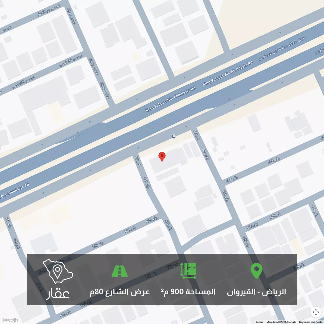 أرض للبيع في شارع رقم 431, حي الملقا, مدينة الرياض, منطقة الرياض 1 صورة