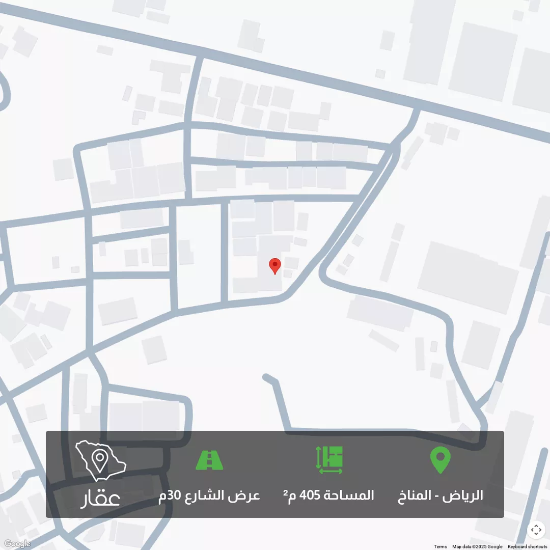 أرض للبيع في حي المناخ, مدينة الرياض, منطقة الرياض 1 صورة
