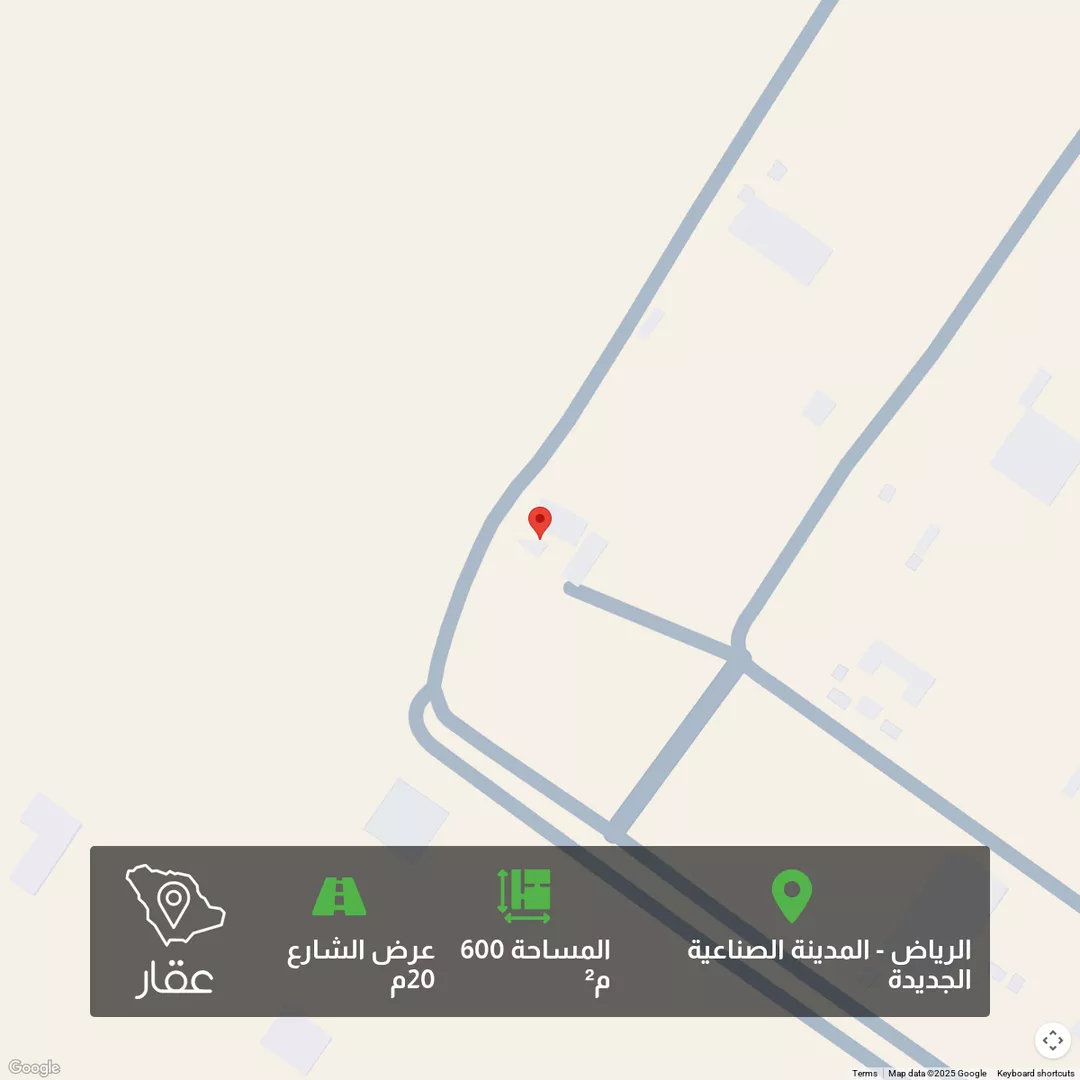 أرض للبيع في شارع ثلوث المنظر, حي المصفاة, مدينة الرياض, منطقة الرياض 1 صورة