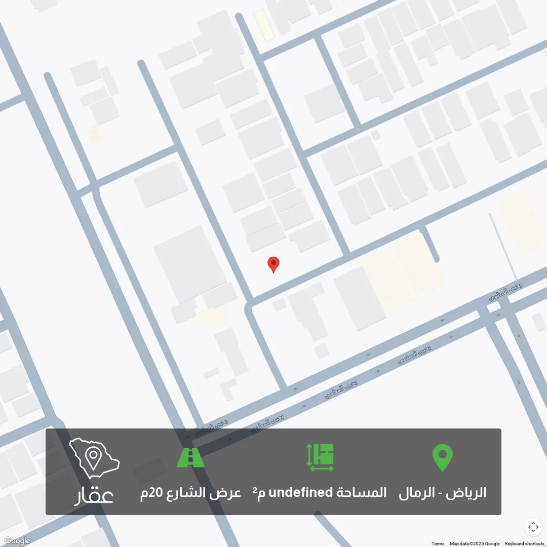 أرض للبيع في شارع أبي علي بن الجوزي, حي الرمال, مدينة الرياض, منطقة الرياض 1 صورة