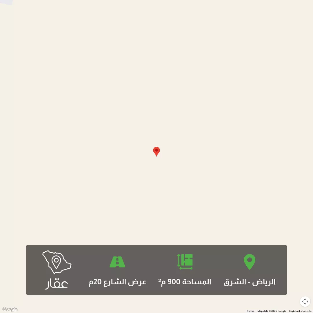 أرض للبيع في شارع القاضي محمد التلمساني, حي الزاهر, مدينة الرياض, منطقة الرياض 1 صورة
