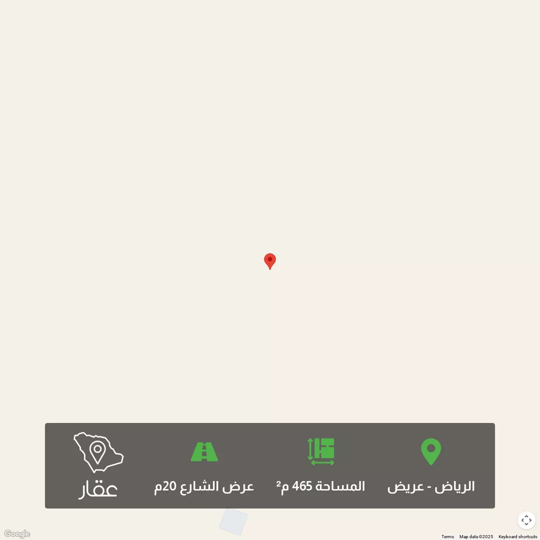 أرض للبيع في حي عريض, مدينة الرياض, منطقة الرياض 1 صورة