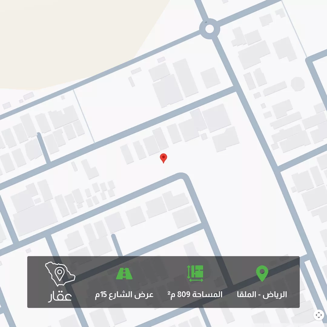 أرض للبيع في شارع رقم 43, حي الملقا, مدينة الرياض, منطقة الرياض 1 صورة