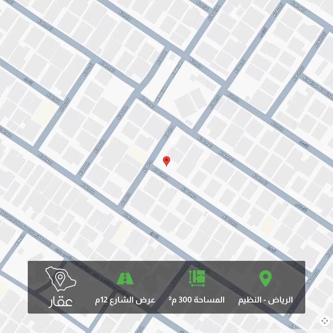 أرض للبيع في شارع البتيراء, حي النظيم, مدينة الرياض, منطقة الرياض 1 صورة