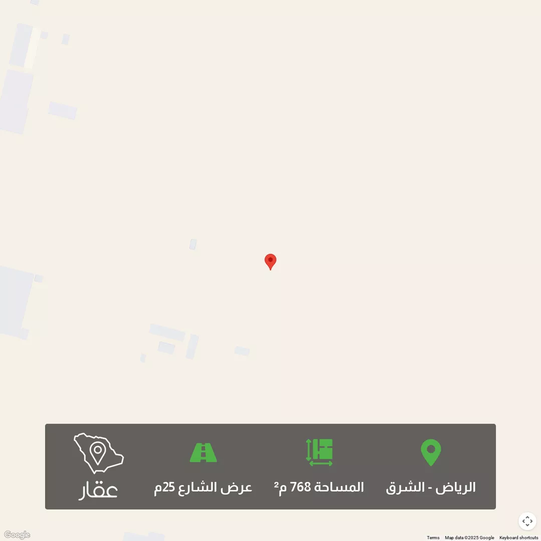 أرض للبيع في شارع الماضي ، حي المشرق ، الرياض ، منطقة الرياض 1 صورة