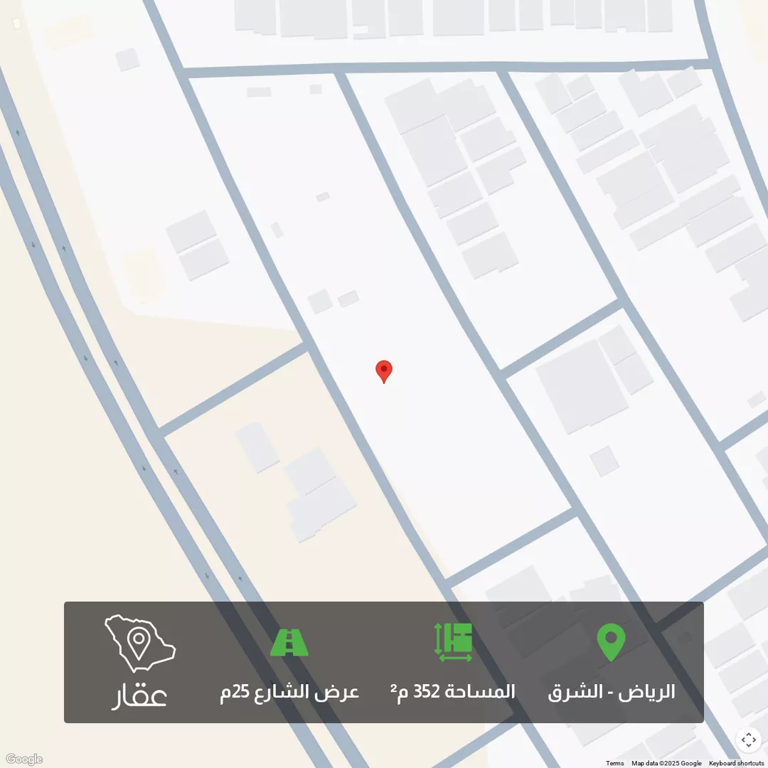 أرض للبيع في شارع عثمان الرويني, حي البيان, مدينة الرياض, منطقة الرياض 1 صورة