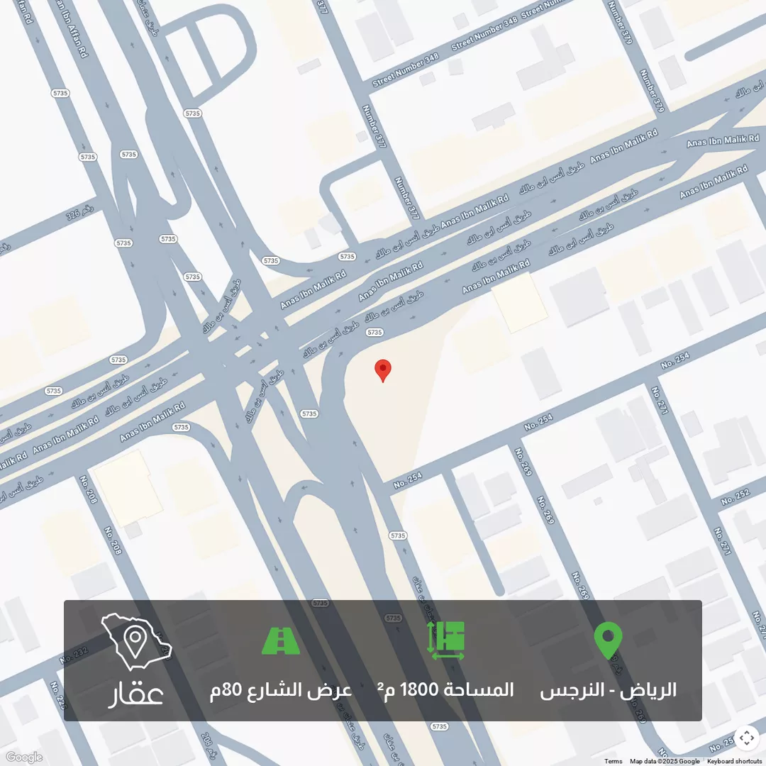 أرض للبيع في شارع عثمان بن عفان الفرعي ، حي النرجس ، الرياض ، منطقة الرياض 1 صورة