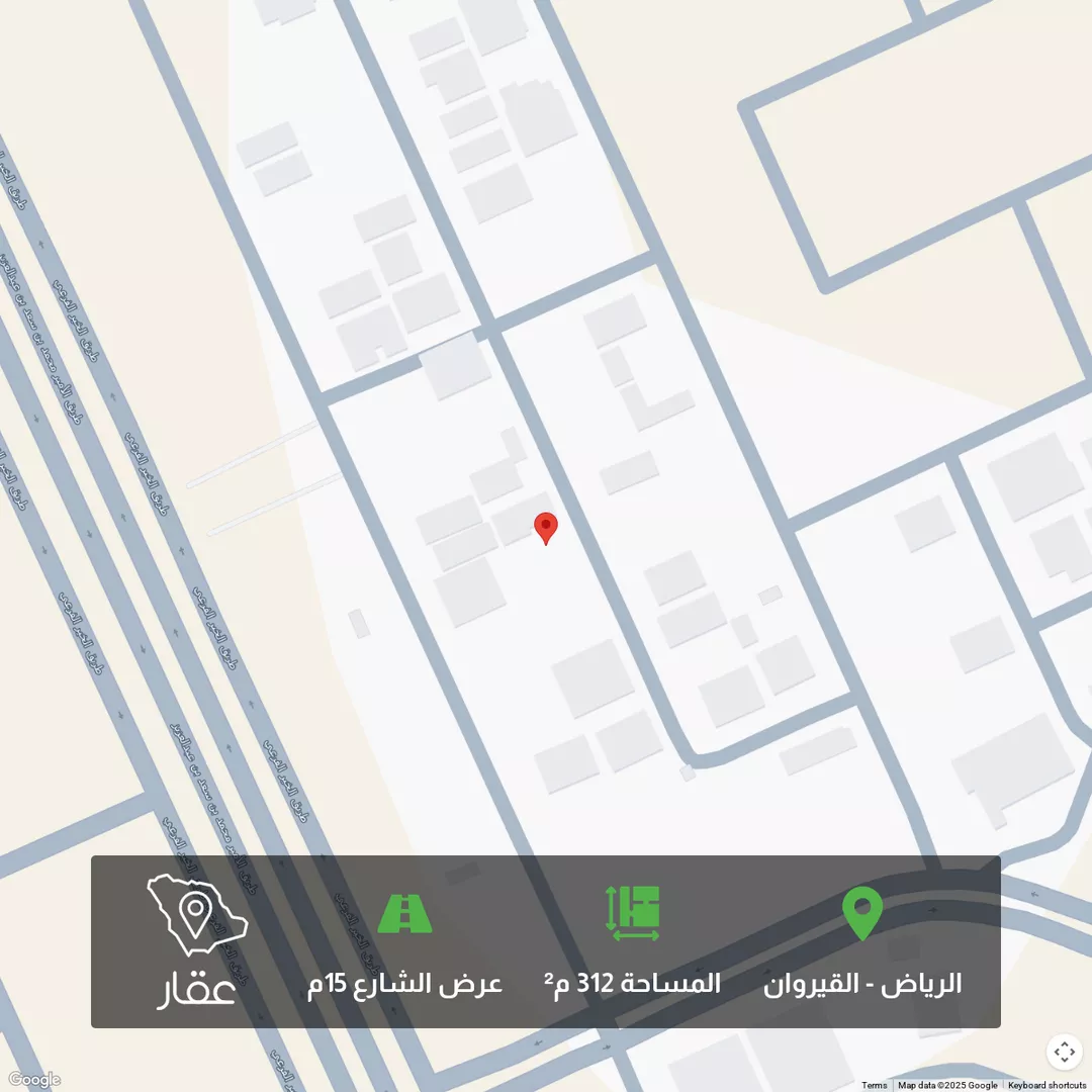 أرض للبيع في شارع جمال الدين أبي السعود ظهيرة, حي القيروان, مدينة الرياض, منطقة الرياض 1 صورة