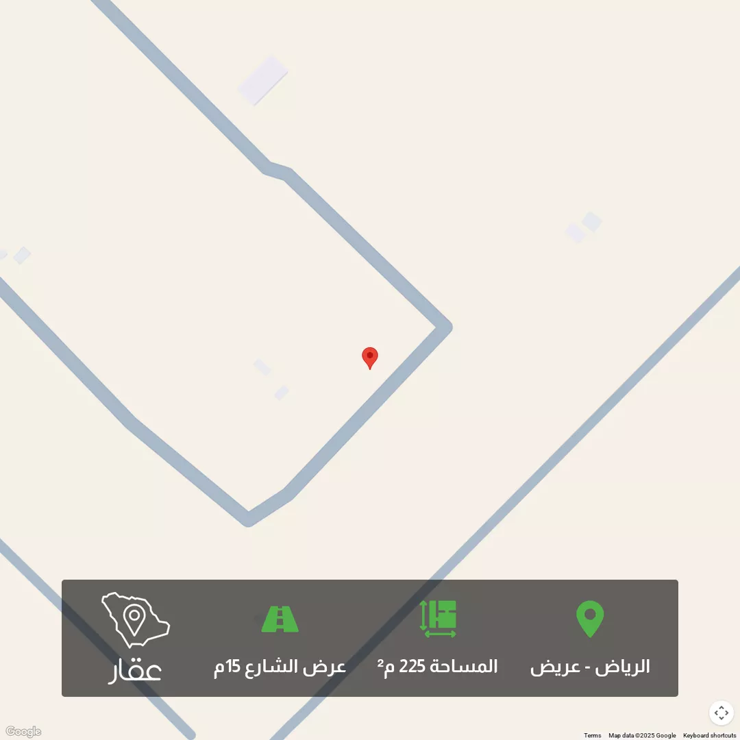 أرض للبيع في حي عريض, مدينة الرياض, منطقة الرياض 1 صورة