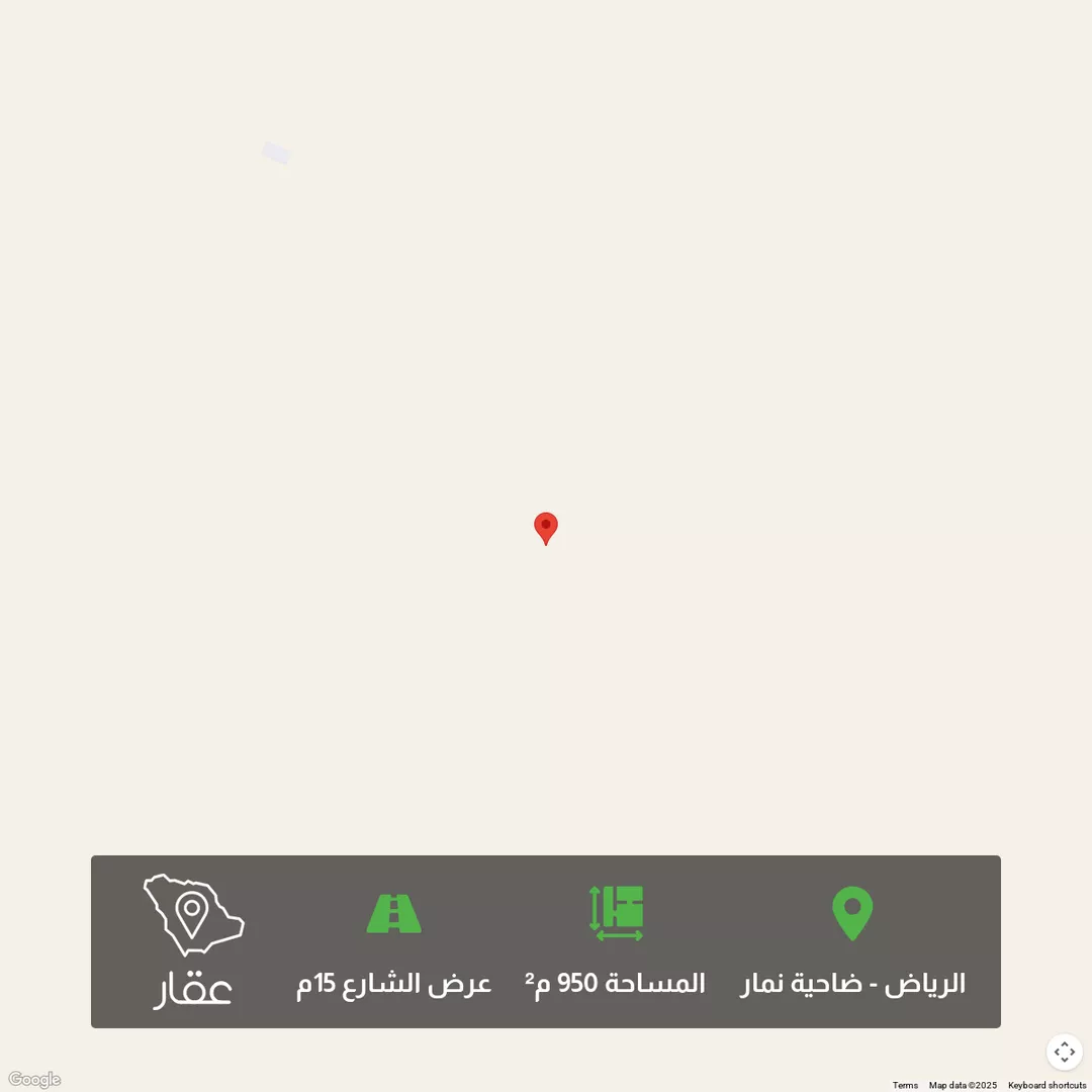 أرض للبيع في حي ضاحية نمار, مدينة الرياض, منطقة الرياض 1 صورة