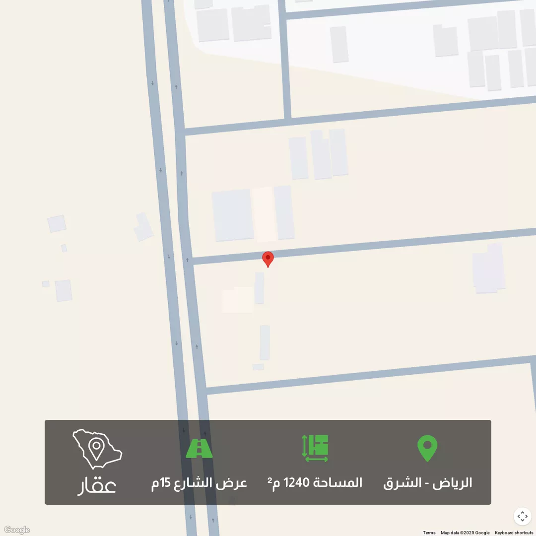 أرض للبيع في شارع إبراهيم هاشم فلالي, حي البيان, مدينة الرياض, منطقة الرياض 1 صورة