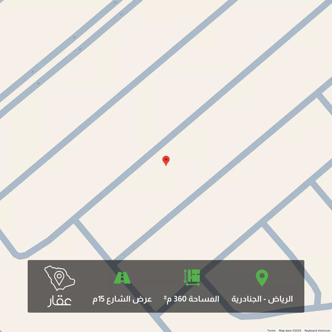 أرض للبيع في شارع شارع 15, حي الجنادرية, مدينة الرياض, منطقة الرياض 1 صورة