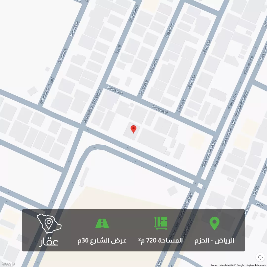 أرض للبيع في شارع الاصلاب, حي الحزم, مدينة الرياض, منطقة الرياض 1 صورة