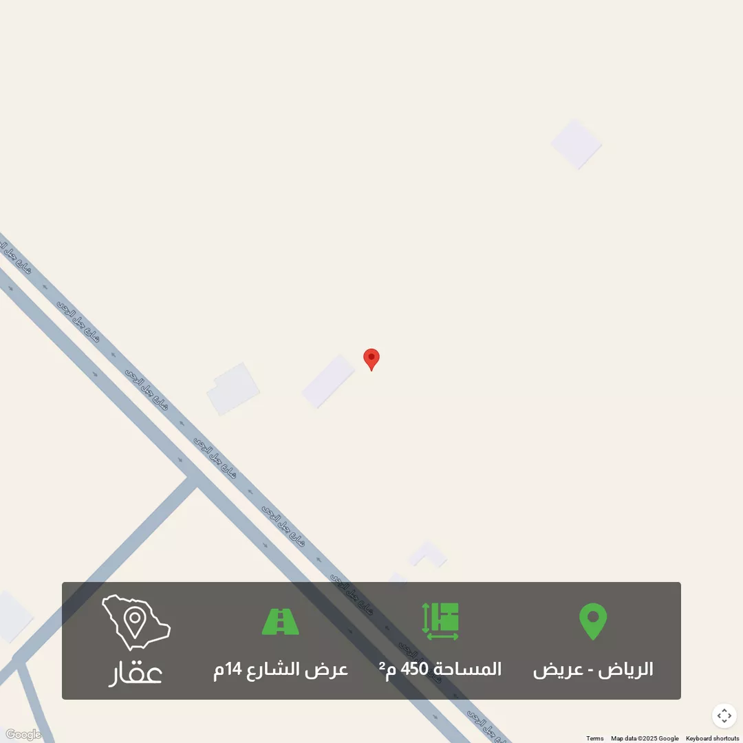 أرض للبيع في حي عريض, مدينة الرياض, منطقة الرياض 1 صورة