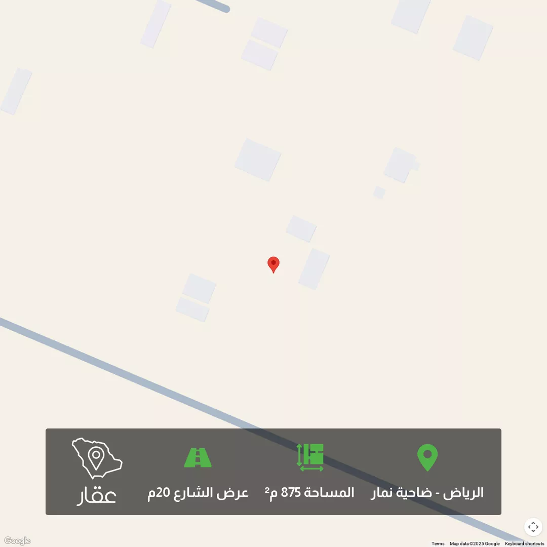 أرض للبيع في حي ضاحية نمار, مدينة الرياض, منطقة الرياض 1 صورة