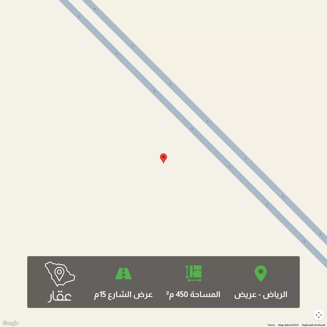 أرض للبيع في شارع الدائري الثالث ، حي عريض ، الرياض ، منطقة الرياض 1 صورة