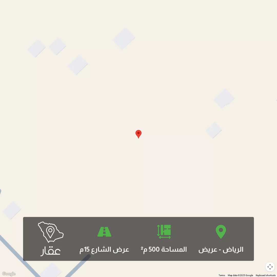 أرض للبيع في شارع 111111, حي عريض, مدينة الرياض, منطقة الرياض 1 صورة