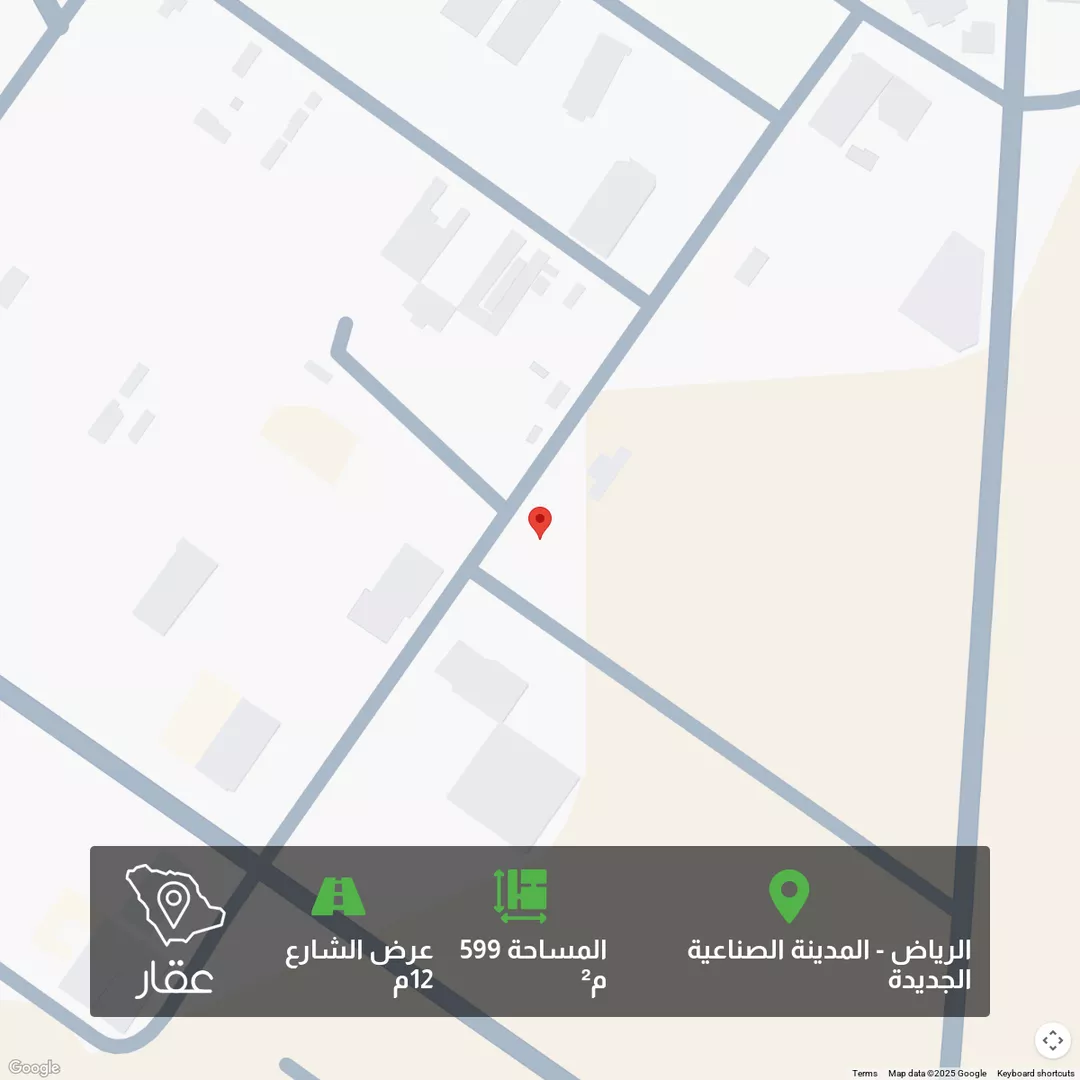 أرض للبيع في شارع محمد بن خليل الأحسائي, حي المصفاة, مدينة الرياض, منطقة الرياض 1 صورة