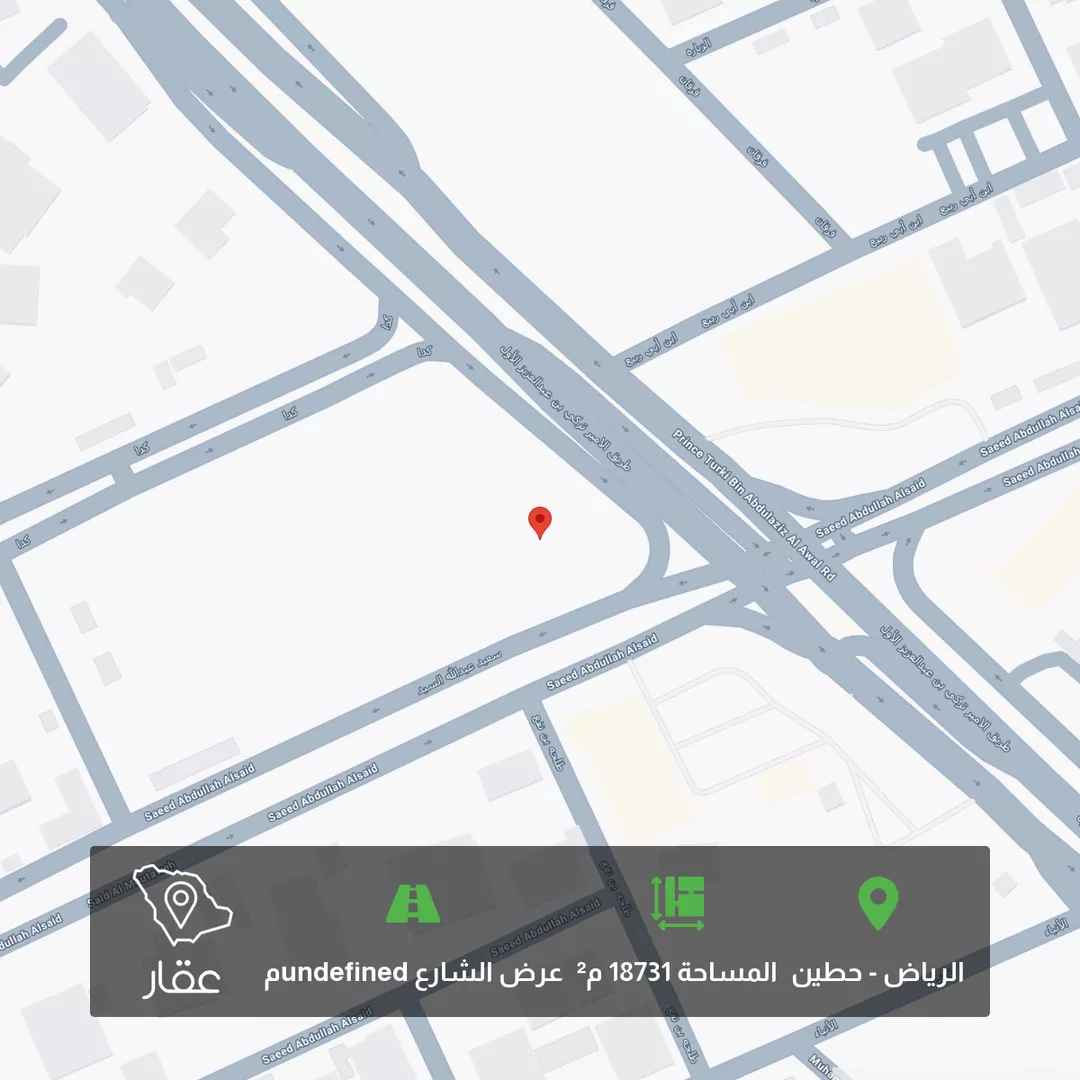 أرض للبيع في طريق الامير تركي بن عبدالعزيز الأول ، حي حطين ، الرياض ، منطقة الرياض 1 صورة