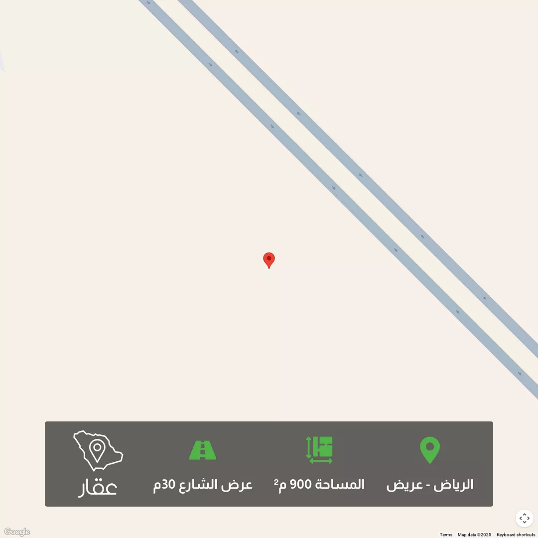 أرض للبيع في حي عريض, مدينة الرياض, منطقة الرياض 1 صورة