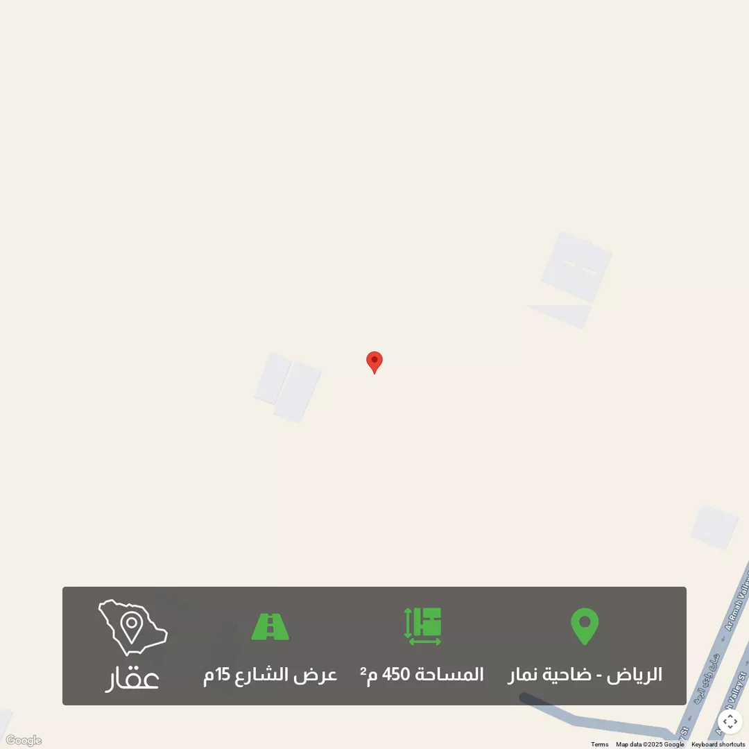 أرض للبيع في حي ضاحية نمار, مدينة الرياض, منطقة الرياض 1 صورة
