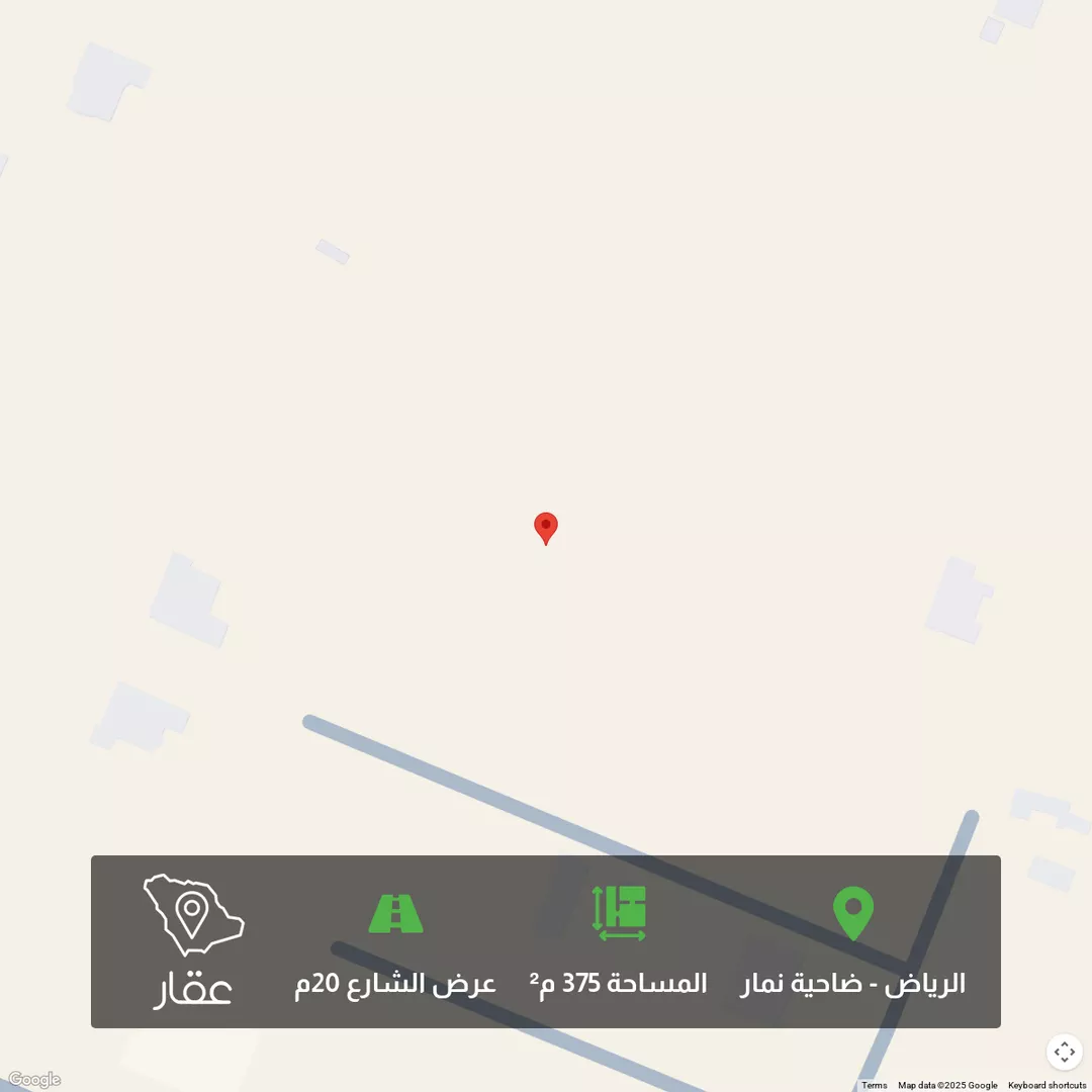 أرض للبيع في حي ضاحية نمار, مدينة الرياض, منطقة الرياض 1 صورة