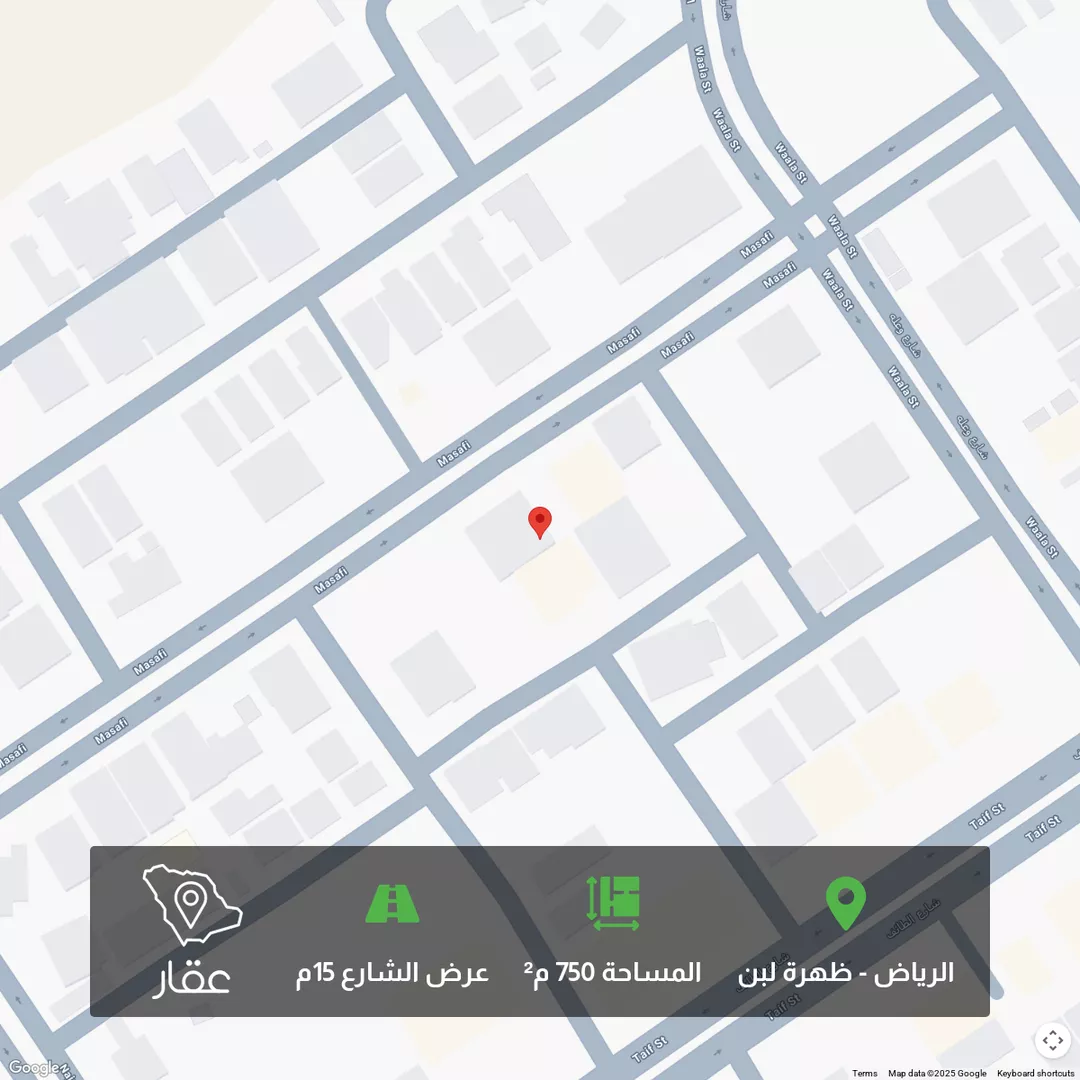 أرض للبيع في شارع مسور, حي ظهرة لبن, مدينة الرياض, منطقة الرياض 1 صورة