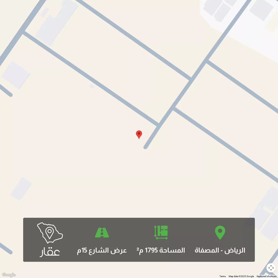أرض للبيع في شارع محمد العتبي, حي المصفاة, مدينة الرياض, منطقة الرياض 1 صورة