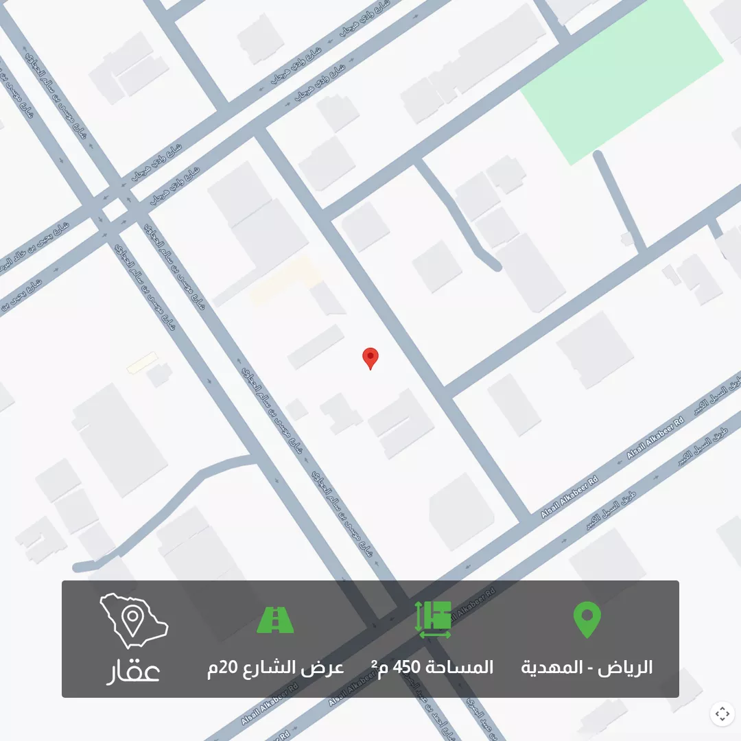 أرض للبيع في شارع أبي الفضل البيهقي, حي المهدية, مدينة الرياض, منطقة الرياض 1 صورة