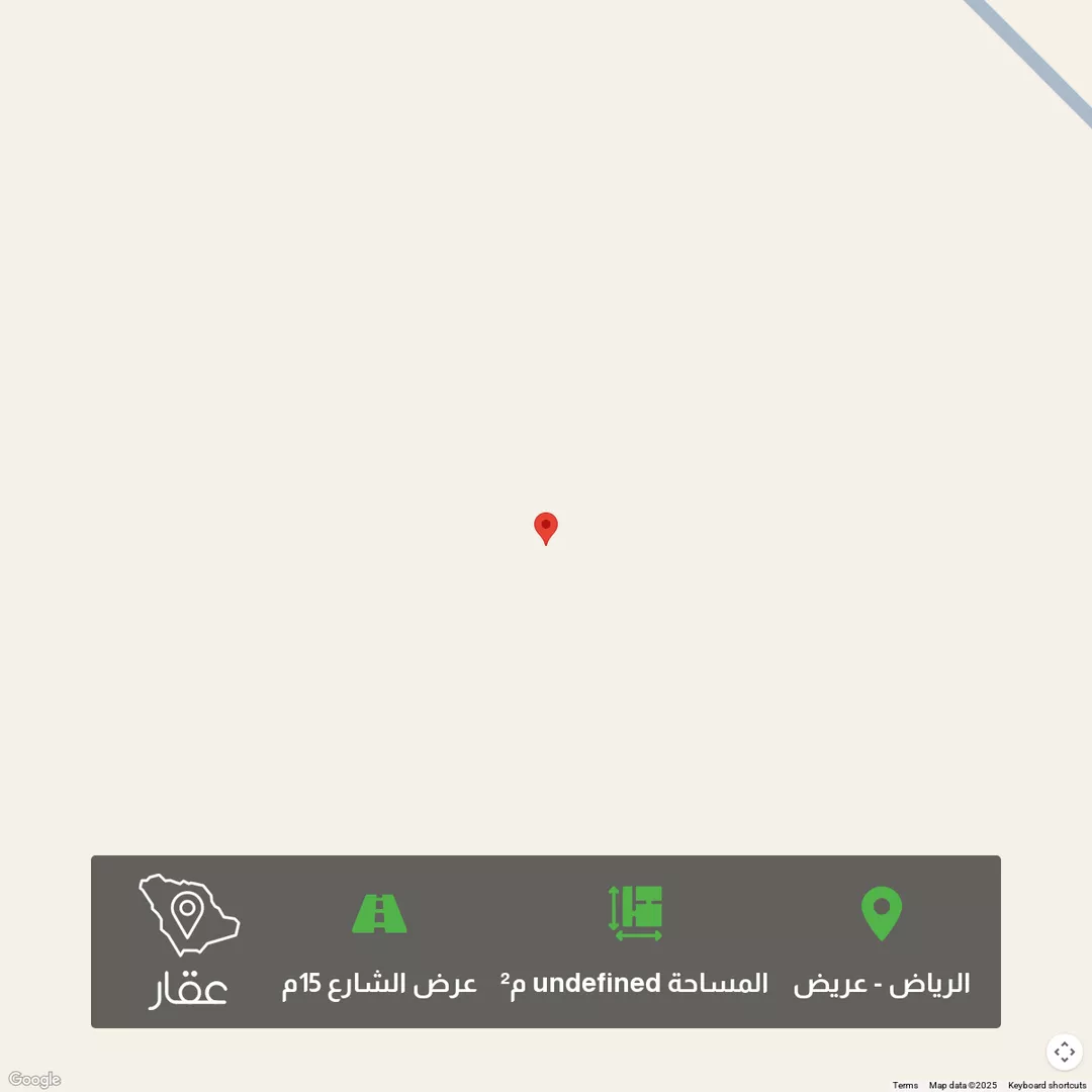 أرض للبيع في شارع 783913, حي عريض, مدينة الرياض, منطقة الرياض 1 صورة