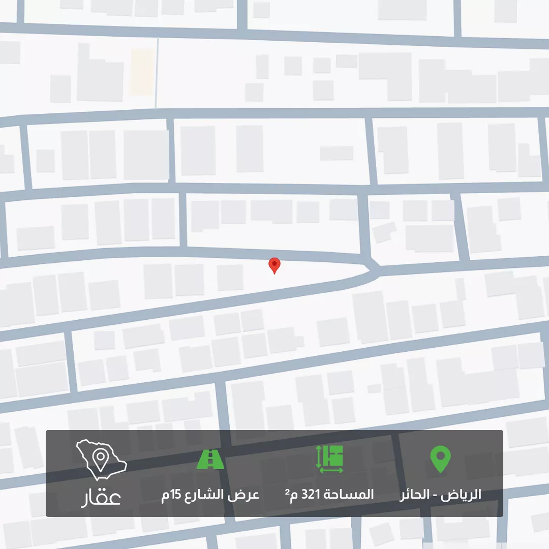 أرض للبيع في شارع ابن الحميضي, حي الحائر, مدينة الرياض, منطقة الرياض 1 صورة