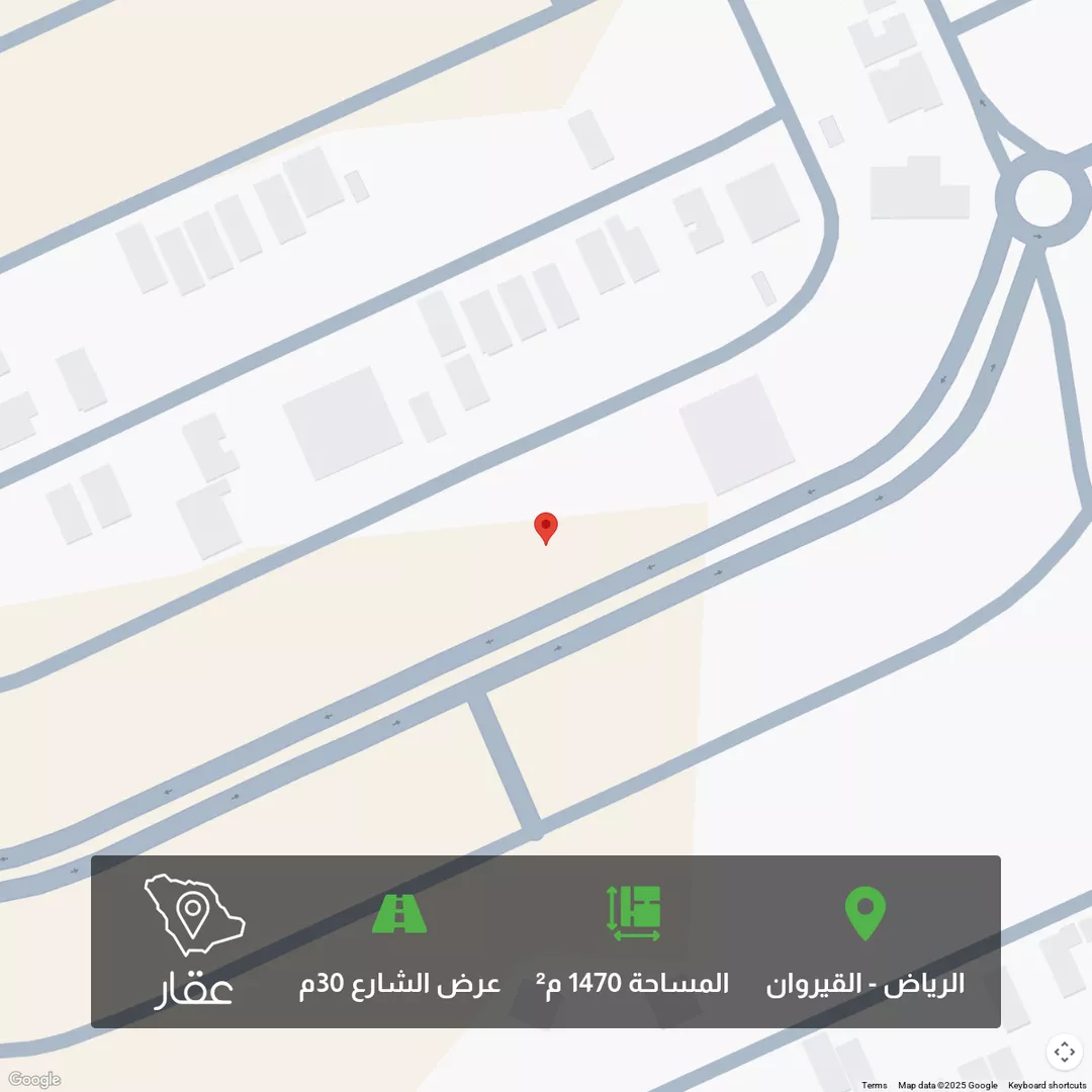 أرض للبيع في شارع عبدالرحمن بن عبدالقادر فقيه, حي القيروان, مدينة الرياض, منطقة الرياض 1 صورة