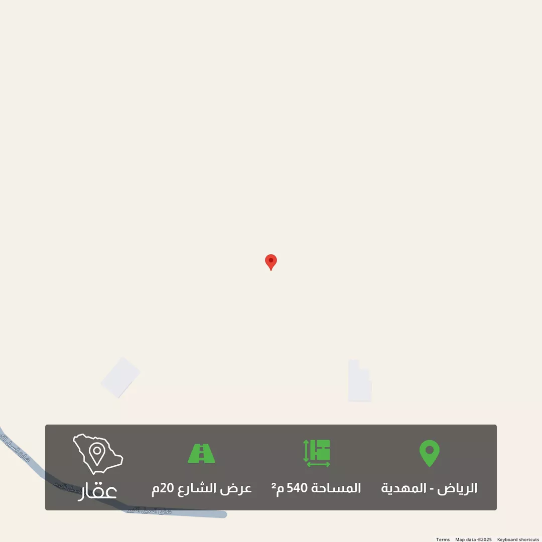 أرض للبيع في حي المهدية, مدينة الرياض, منطقة الرياض 1 صورة