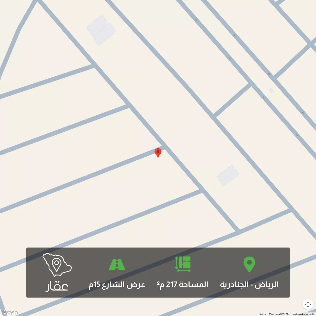 أرض للبيع في حي الجنادرية, مدينة الرياض, منطقة الرياض 1 صورة