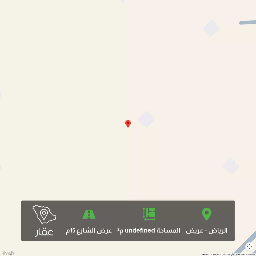 أرض للبيع في شارع ضرير ، حي عريض ، الرياض ، منطقة الرياض 1 صورة