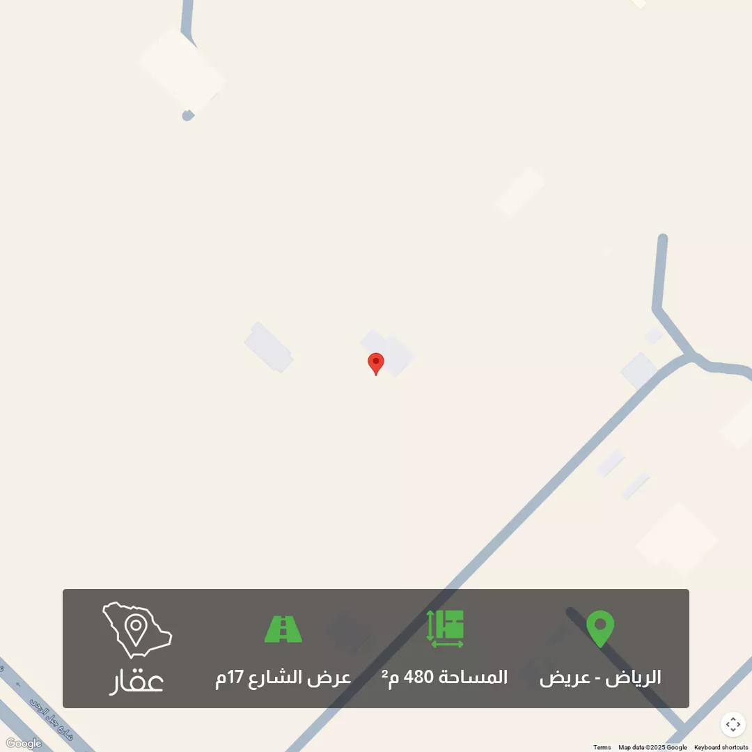 أرض للبيع في حي عريض, مدينة الرياض, منطقة الرياض 1 صورة