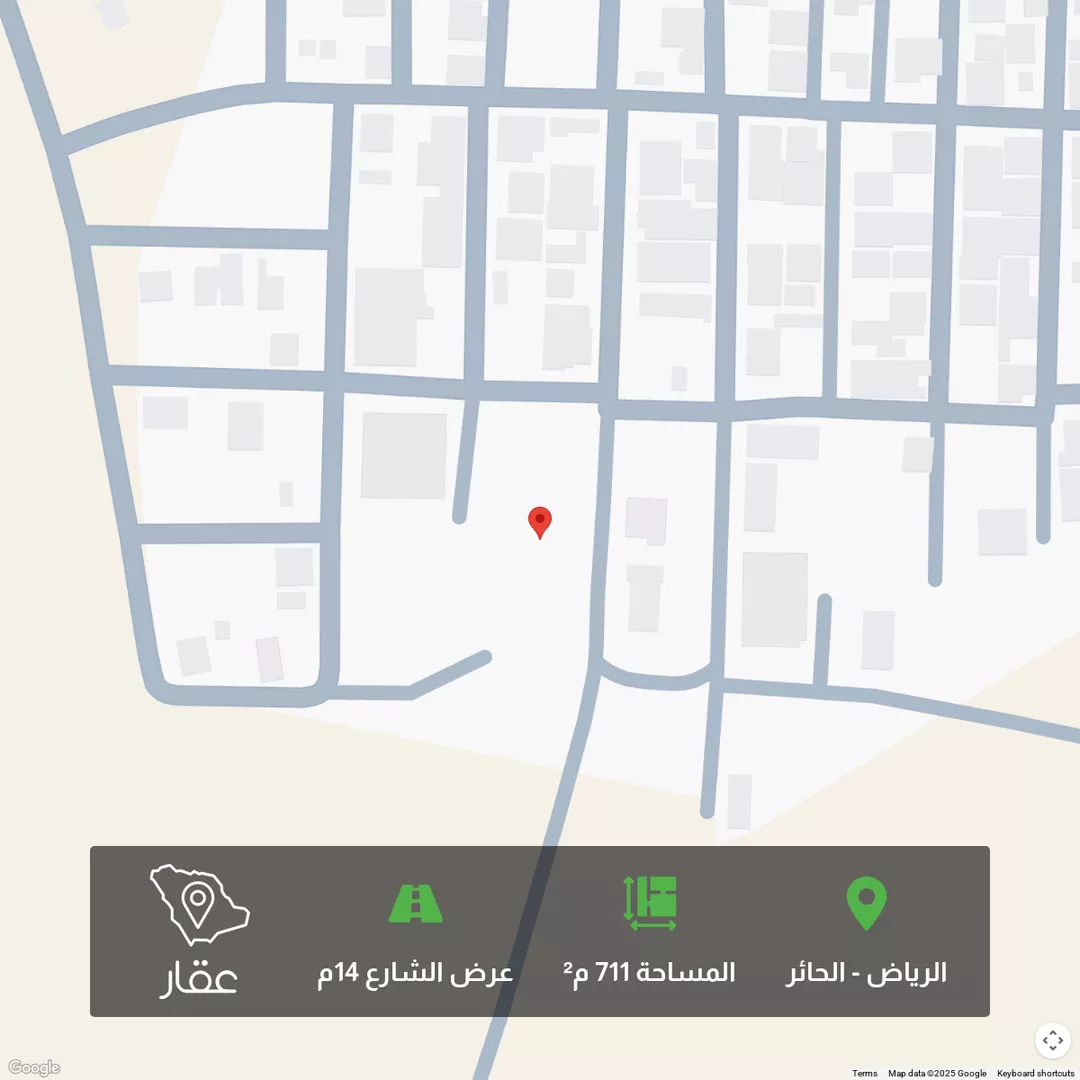 أرض للبيع في شارع السلاسل, حي الحائر, مدينة الرياض, منطقة الرياض 1 صورة