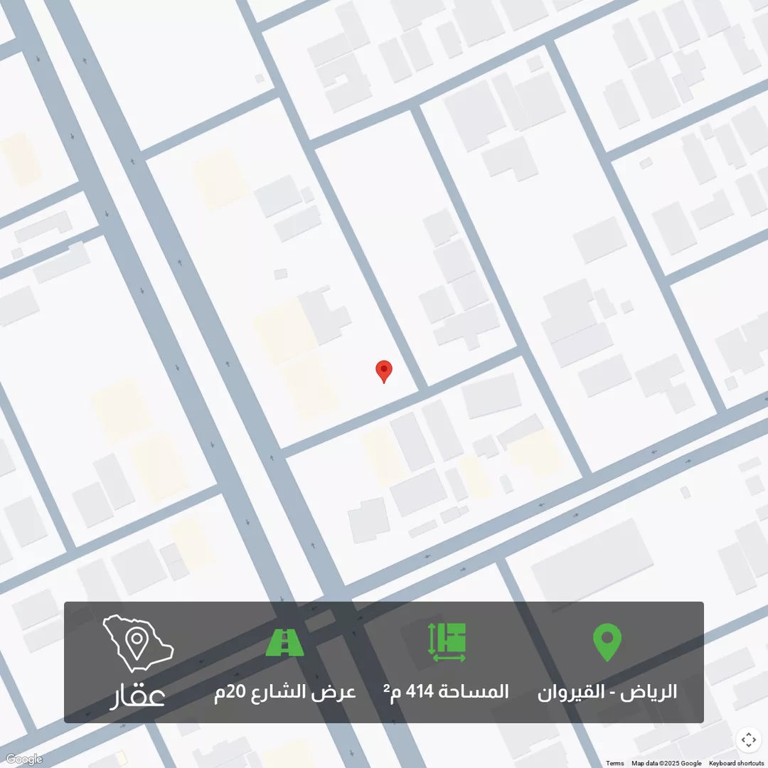 أرض للبيع في شارع عبدالرحمن البصري, حي القيروان, مدينة الرياض, منطقة الرياض 1 صورة