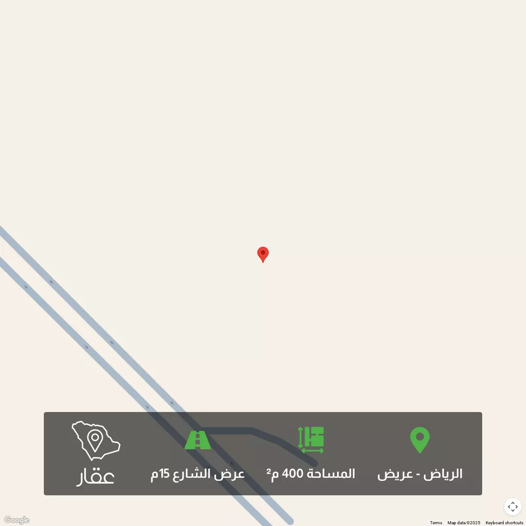 أرض للبيع في حي عريض, مدينة الرياض, منطقة الرياض 1 صورة