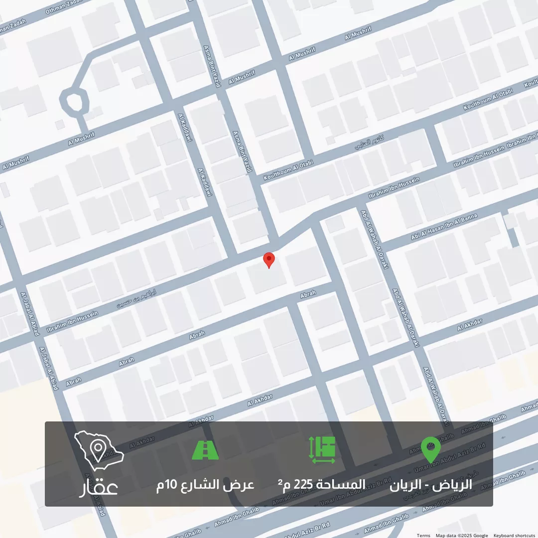 أرض للبيع في شارع غبرة, حي الريان, مدينة الرياض, منطقة الرياض 1 صورة